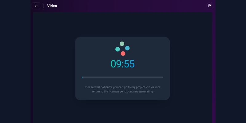 X-Pilot Processing: After you've finished entering your prompt and uploading your file, the AI engine automatically begins analyzing and processing your content to generate results