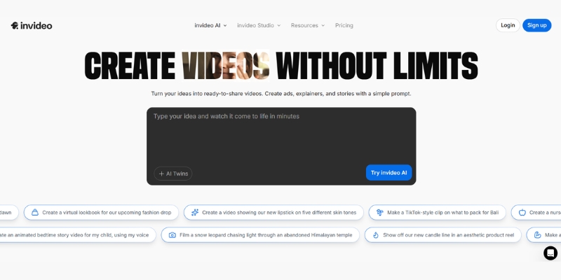 invideo banner