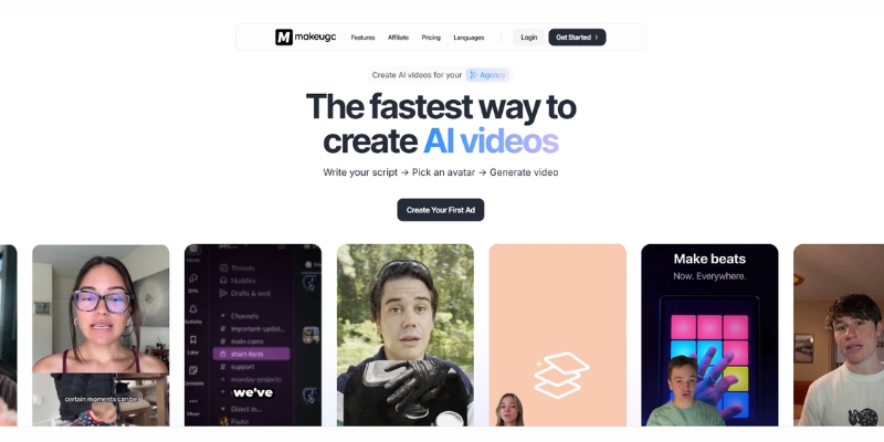 makeugc main page